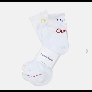 Outdoor Voices Rec ankle socks 8-pack s/m